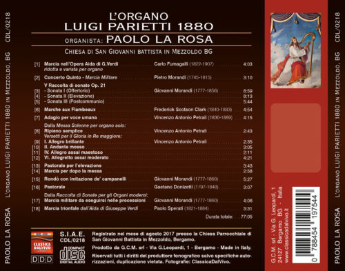 Organo Luigi Parietti Mezzoldo - Paolo La Rosa