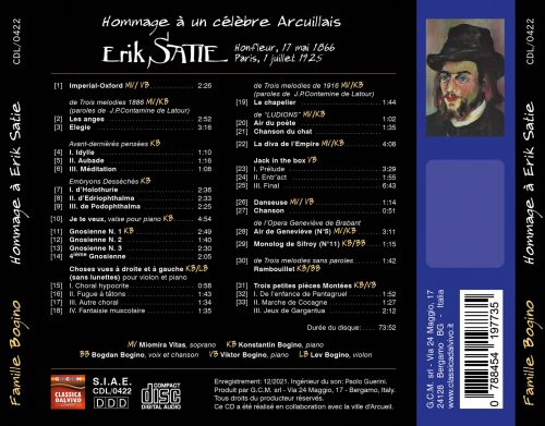 Inlay est - Erik Satie - Hommage à un célèbre Arcuillais